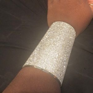 Cuff Bracelet Rhinestone covered
